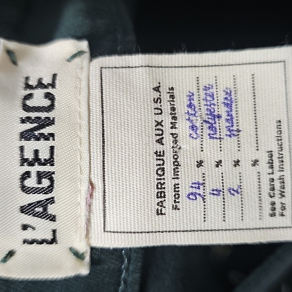 L'agence Green Coated Skinny Jeans Size 2 - Picture 5 of 6